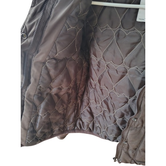 Y2K Aeropostale LG Bomber Brown Coat - Picture 3 of 6